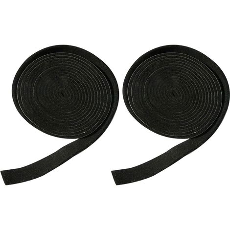 Bandes de Feutre Auto-adhésives Noires Bruit Résistantes à Haute Température en Fibre de Polyester 2pcs pour Protection du Sol (1/5)