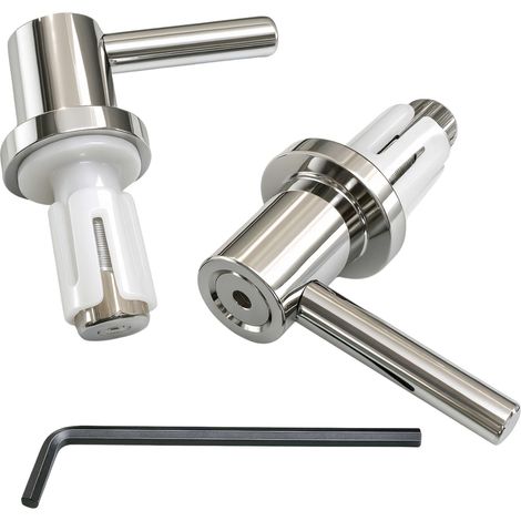 Pozzi Ginori kit Cerniere Cromo per Sedili Copriwater (1/4)