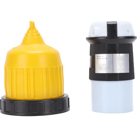 Prise de verrouillage par torsion pour cordon d'alimentation RV, 30 ampères, avec botte étanche, connecteur de rivage femelle NEMA L5 30R de remplacement pour remorque et Van (1/5)