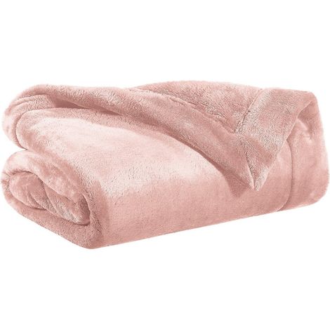 Plaid Douceur Hawthorn 150 x 200 cm Couverture d'Appoint Moelleuse Toucher Velours - PANGIVO (1/2)