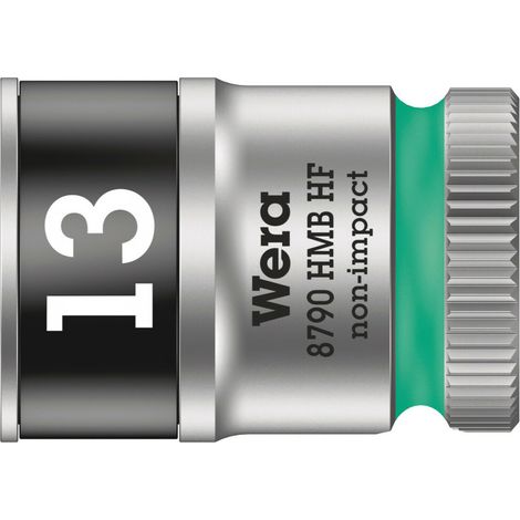 WERA Steckschlüsseleinsatz 6-kant 3/8" 13mm mit Haltefunktion