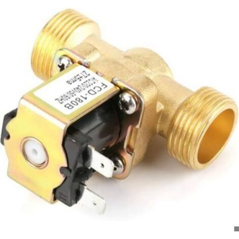 Electrovanne, Entrée d'Eau Bidirectionnelle G1/2AC220V Électrovanne Électronique Fermée Normale CA 220V 240V FCD-180B Femeo (1/3)