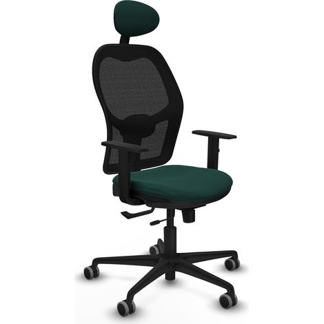 Chaise de bureau piqueras y crespo Jorquera mousse injectée roulettes 65 mm (1/2)