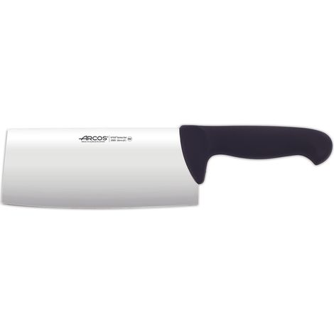 Macheta Arcos Farbe - Prof  298525  aus rostfreiem Stahl Nitrum und mango ergonomisches schwarzes Polypropylen  und 20 cm dicke Platte und 2,5 mm dickes Gehäuse.
