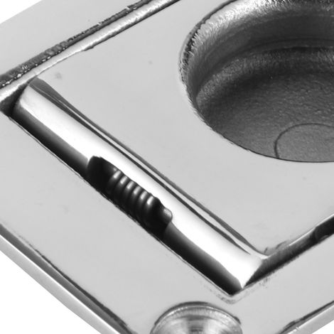 Loquet de plancher, couvercle de pont, poignée carrée 6555 mm, quincaillerie en acier inoxydable pour yachts, vedettes rapides et dirigeables. (1/5)