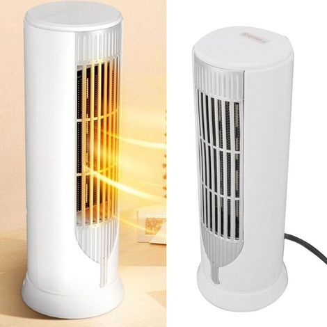 Chauffage électrique Portable, Mini PTC, ventilateur de bureau silencieux, pour bureau, chambre à coucher, salon, prise ue, 220V (1/4)