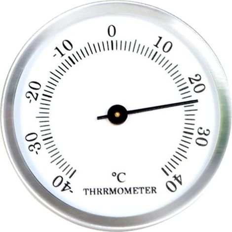 Thermomètre de réfrigérateur Ulisem pour congélateur, -40 °C - 40 °C - Grand cadran simple - Incubateur de congélateur - Cadre en alliage d'aluminium - Garde les aliments frais (1/4)