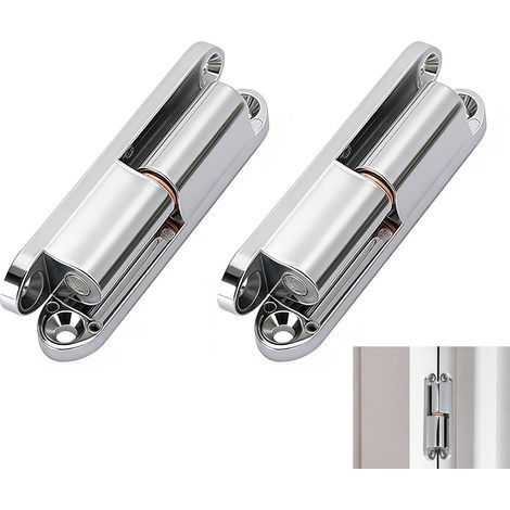 2 Paumelles de Porte Amovibles en Alliage de Zinc Silencieuses et Antirouille (1/5)