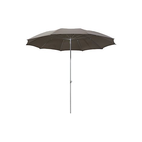 Parasol  diseño redondo  Ø 2800 mm  armazón blanco  visón