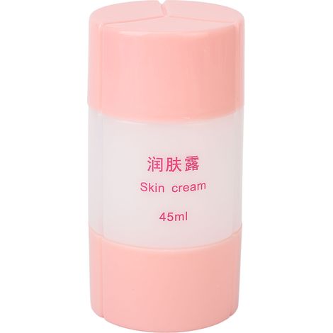 Lot portable rechargeable 45ml rose - Flacon triple anti-fuite pour shampoing, après-shampoing et lotion, format voyage réutilisable.