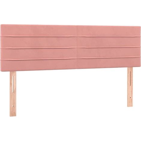 Têtes de lit Rose 144x5x78/88 cm Velours (1/5)