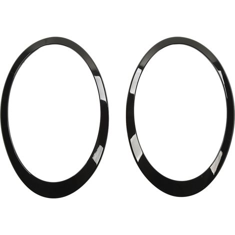 pièces de moulures de contour de phare noir brillant pour (1/5)