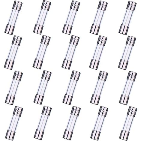 F4AL250V 20 Pcs 5x20mm Fusible En Verre À Soufflage Rapide 4A 250V 0.2x0.78 pouce Fusible Temporisé (Paquet de 20 Pcs) (1/3)