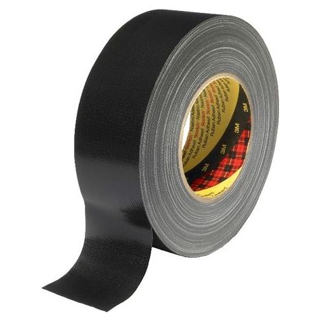 Ruban adhésif Scotch 389 , Noir, toilé PE, 100mm x 50m, 9 N/cm ( Prix pour 1 )