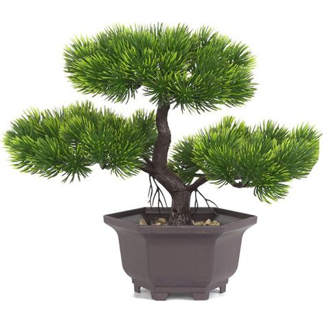 Arbre bonsaï artificiel, fausse plante décorative, plantes d'intérieur, style 2 (1/5)