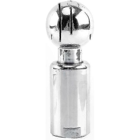 360° Rotating Cleaning Nozzle with 3/4" Internal Thread for Cans Stainless Steel Spray Ball Hygienic Design (1/5)