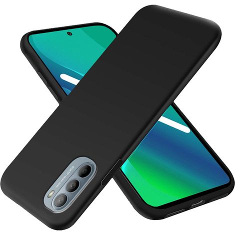 Dünne Hülle für Motorola Moto G51 5G, Slim, Schwarz (1/3)