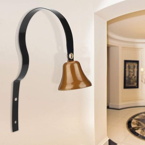 CCYKXA Retro Shopkeeper's Bell, Metal Doorbell, Antique Wall Bell, Front Door Decoration