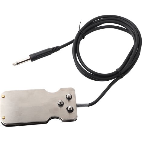 Interrupteur à pédale professionnel pour machine à tatouage - Câble noir - Accessoire alimentation (1/5)