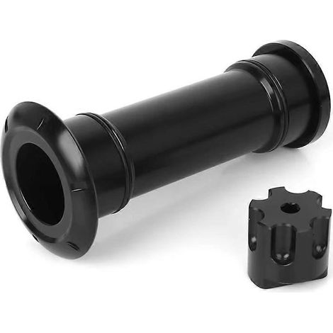 Kit d'enjoliveurs arrière pour moyeux de roue de moto BMW Noir-- (1/5)