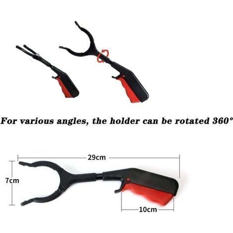 Outils de Ramassage,2pc Pince de Préhension-29 cm,Pince de préhension pour Personnes agées,Pince Attrape Tout pour la Maison et Le Jardin (1/2)
