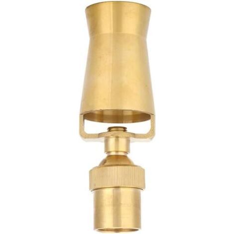 CSPARKV (13×4.5×2.5cm)(tour de glace)Buse de fontaine en laiton, tête de pulvérisation pour fontaine à eau DN15, DN20, DN25, accessoires de fontaines pour affichage d'eau de jardin (1/4)