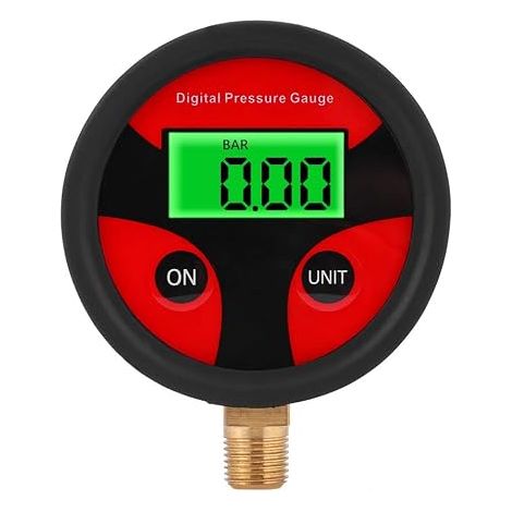 Pressure Gauge, 0-200PSI LCD Digital Tyre Air Pressure Gauge for Car Truck Motorcycle (1/5)