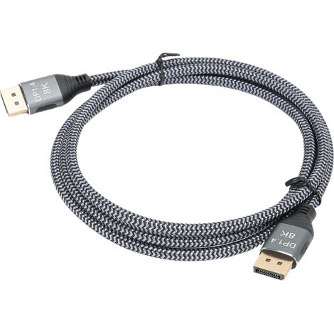 DisplayPort 1.4 8K 60Hz Kabel für PC, Fernseher und Laptop – Auflösung 7680 x 4320 – A02042 (1/5)
