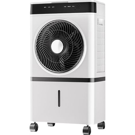 Refroidisseur d'air Portable D'IntéRieur,Climatisation pour Chambre,Humidificateur d'air Refroidi à l'eau,Capacité de 14L,Minuterie 1-12h,Ultra Slim Design,Chambre,Cuisine,Bureau