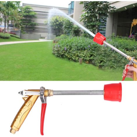 Pulverizador agrícola Mano de alta presión con presión regulable, boquilla cerámica y conexión de rosca interna G1/4 para riego de jardines, lavado de coches, agricultura y protección de plantas. (1/5)
