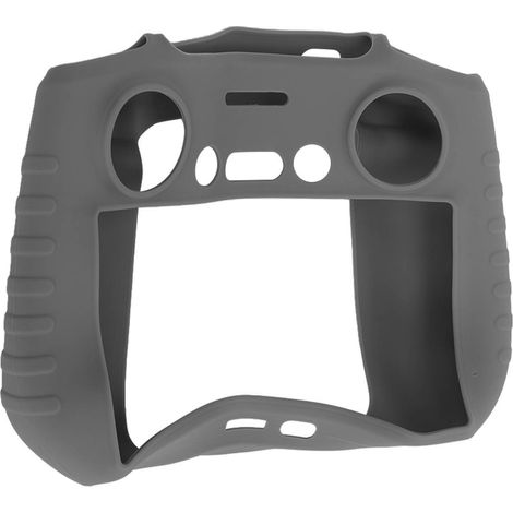 Étui de protection en silicone avec pare-soleil pour radiocommande DJI RC 2 - Accessoires résistants aux rayures et aux chutes - Gris (1/5)