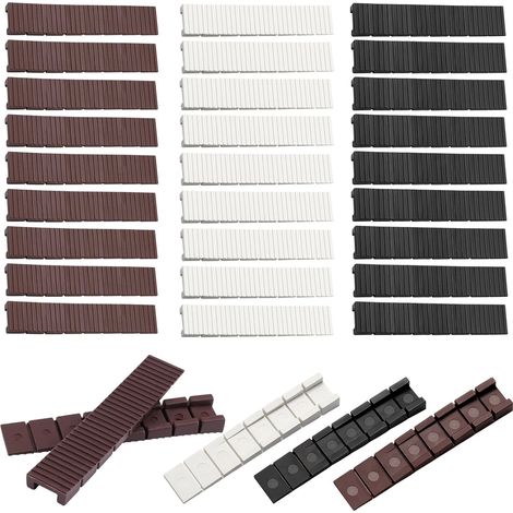 Plastic Leveling Wedges 8 x 20 x 98 mm with Preset Break Points Wedge For Furniture Doors And Interior Repairs (1/5)