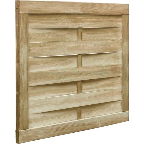 Puerta de jardín madera de pino impregnada verde 100x75 cm vidaXL