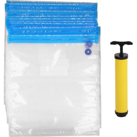 3D Printer Filament Vacuum Sealer Bag Set, 10 Pieces, Hand Pump, Sealing Clip, Anti-Oxidation Storage Bag Kit (1/5)