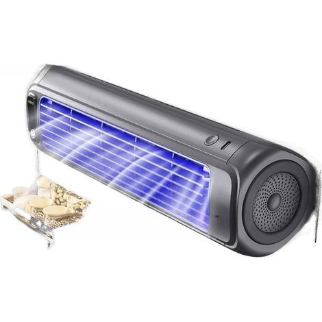 Mini portable air conditioner, turbine motor and fan blades, quiet operation, no drilling required, apricot color. (1/5)