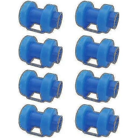 Lot de 8 embouts pour poteaux de trampoline de 25 mm, pièces de rechange pour filet de sécurité (1/4)