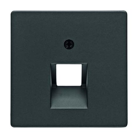 HAGER  PLAQUE CENTRALE POUR PRISE RÉSEAU Q.1/Q3 ANTHRACITE BERKER 14076086