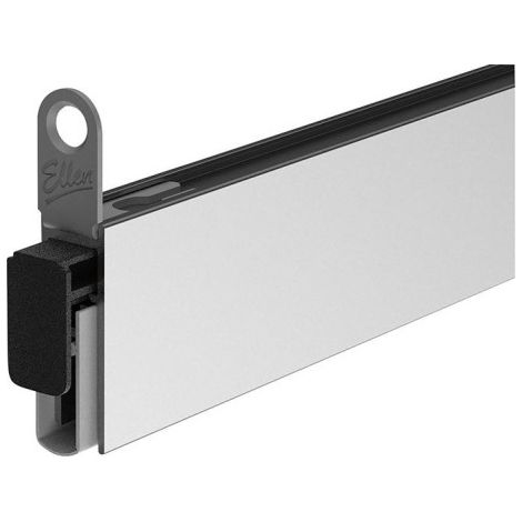 Joint de sol de porte automatique EM Slim IP avec. Patte de montage. argent.L708 (Par 10) (1/4)
