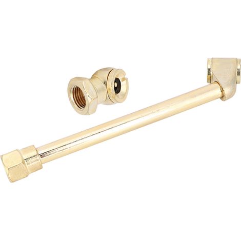 Embout de pompe à filetage interne 1/4 pouce, tige de pompe, outils pneumatiques, accessoire de gonfleur de pneus (1/5)