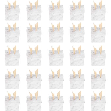 25 Coffrets Carrés de Bonbons Mariage Européen Boîte Cadeau pour Chocolat Biscuits Bijoux Motif Marbre (Aile Dorée) (1/5)