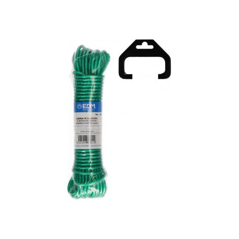 Fil Plastique Vert Edm 25m Fil Revêtu Polyvalent Jardin - Edm