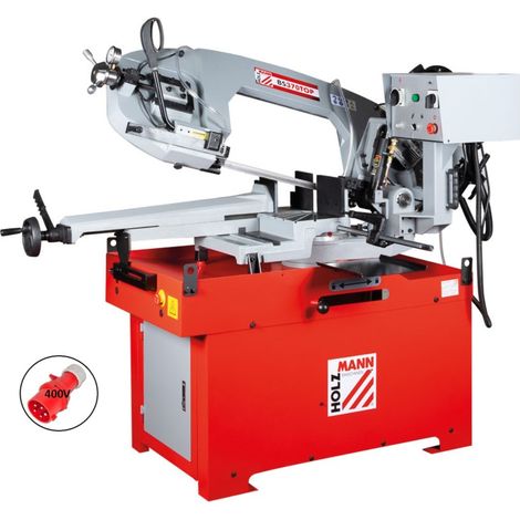 Sega a nastro metallo con discesa manuale idraulica Holzmann bs370top400v