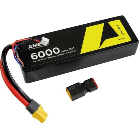 [NEUWERTIG] B-Ware Ame Wi Modellbau Akku Batteriepacks Li Po Hardcase Xt60 Rc Auto Boot 6000m Ah