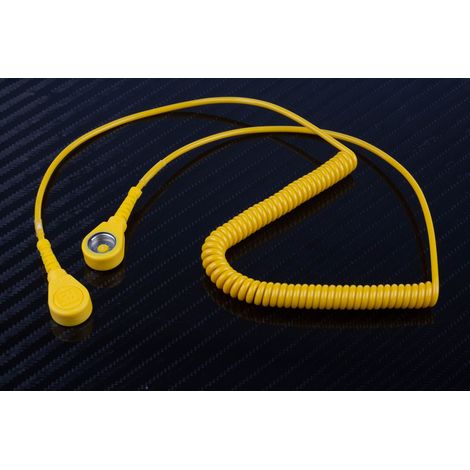Cordon ESD de mise à la terre RS PRO, Liaison, 1.8m 10mm Spiralé ( Prix pour 1 ) (1/3)