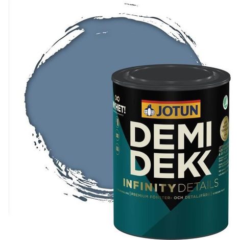 JOTUN - Peinture Bois, Lasure Opaque Satinée - RAL 5014 - Bleu Pigeon - 0,75L (1/2)