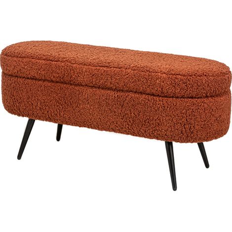Nordlys - Banc Design Scandinave avec Rangement Pieds Metal (1/5)