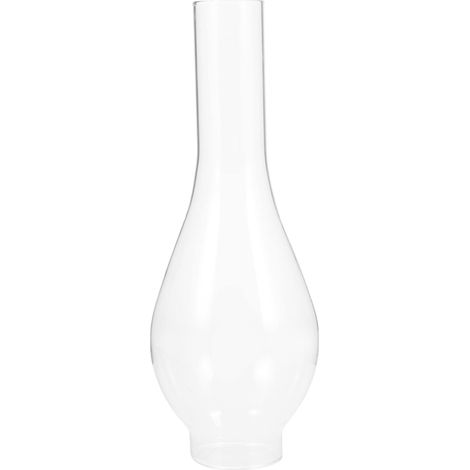 Transparent Lamp Shade Oil Lamp Fireplace Glass Replacement Cover Retro Heat Resistant Oil Lamp Cover 24.50cm To Replace Old Broken Lampshade (1/5)