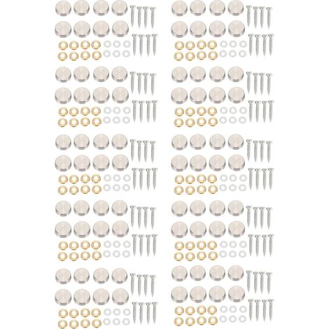 Bouchon à Vis en Acier Inoxydable de 16 Mm (80 PièCes) (1/5)