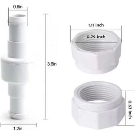 Pièces de rechange pour Robot de nettoyage de boule de tuyau souple de piscine Polaris compatible Compatible avec 280 3900 pièces D20, (1/4)