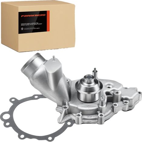 Bomba de agua, construcción de aluminio, transmisión por correa trapezoidal, compatible con Porsche 944 2.5L 1981-1990, funcionamiento mecánico, 8 aspas. (1/5)
